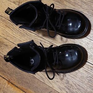 Dr. Marten Patent Leather Kids Boots